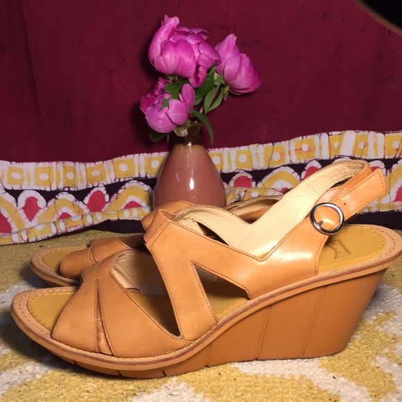 Camper Original Vintage Damas Wedge in Caramel, size 40/ 9.5 US womens - Picture 2 of 8